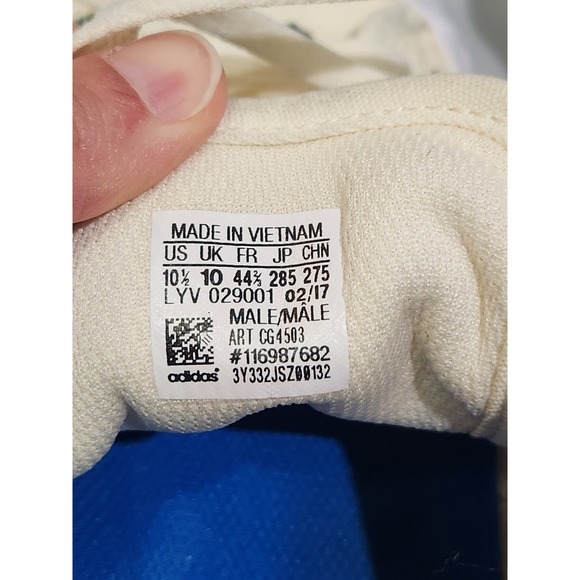 Adidas‎ Matchcourt Cactus Embroidered Skate Shoes Cream White Mens 10.5 - Picture 9 of 9